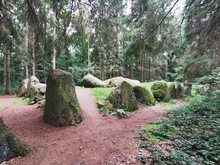 Großsteingrab / Ganggrab im Langbett