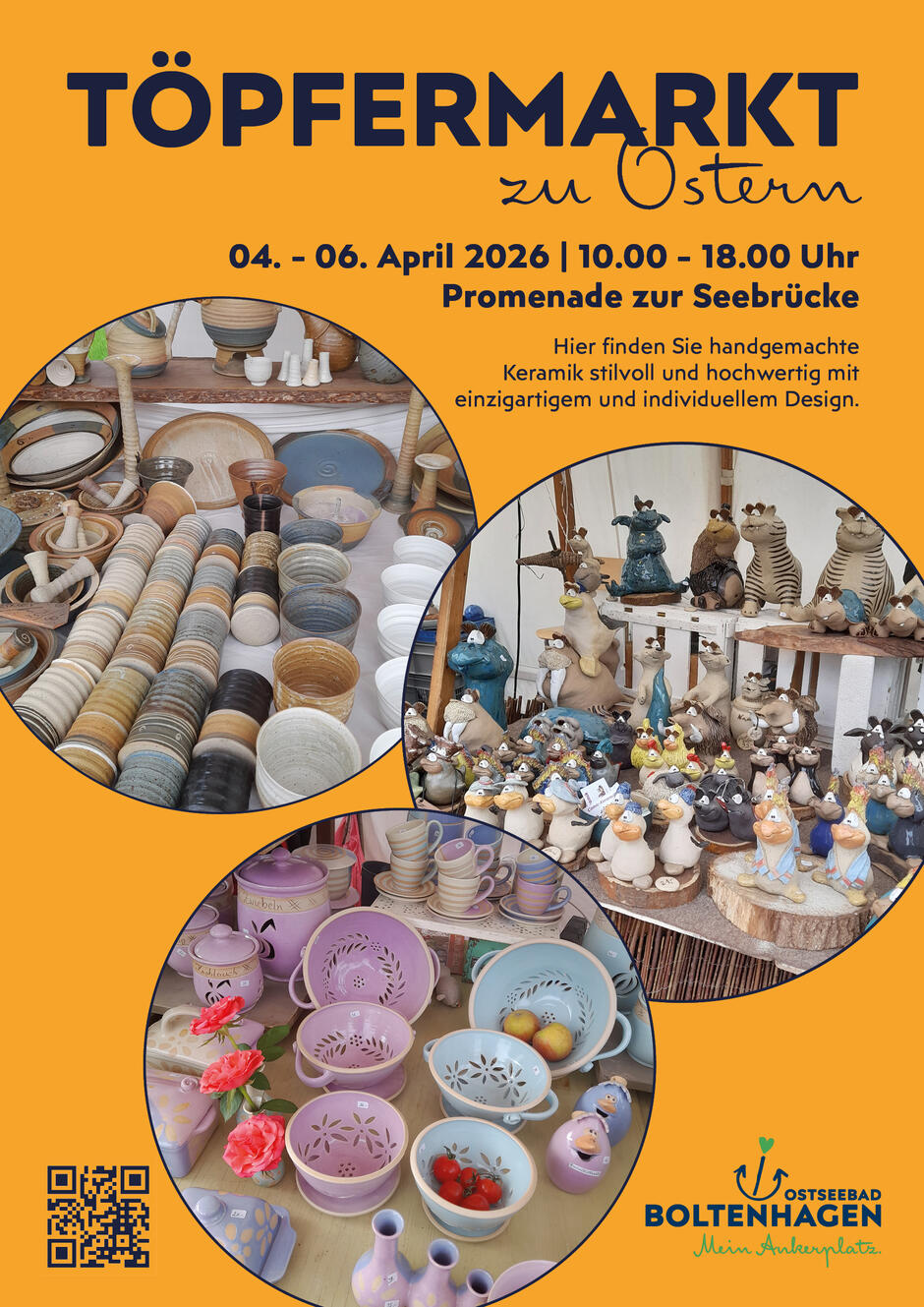 Töpfermarkt zu Ostern in Boltenhagen