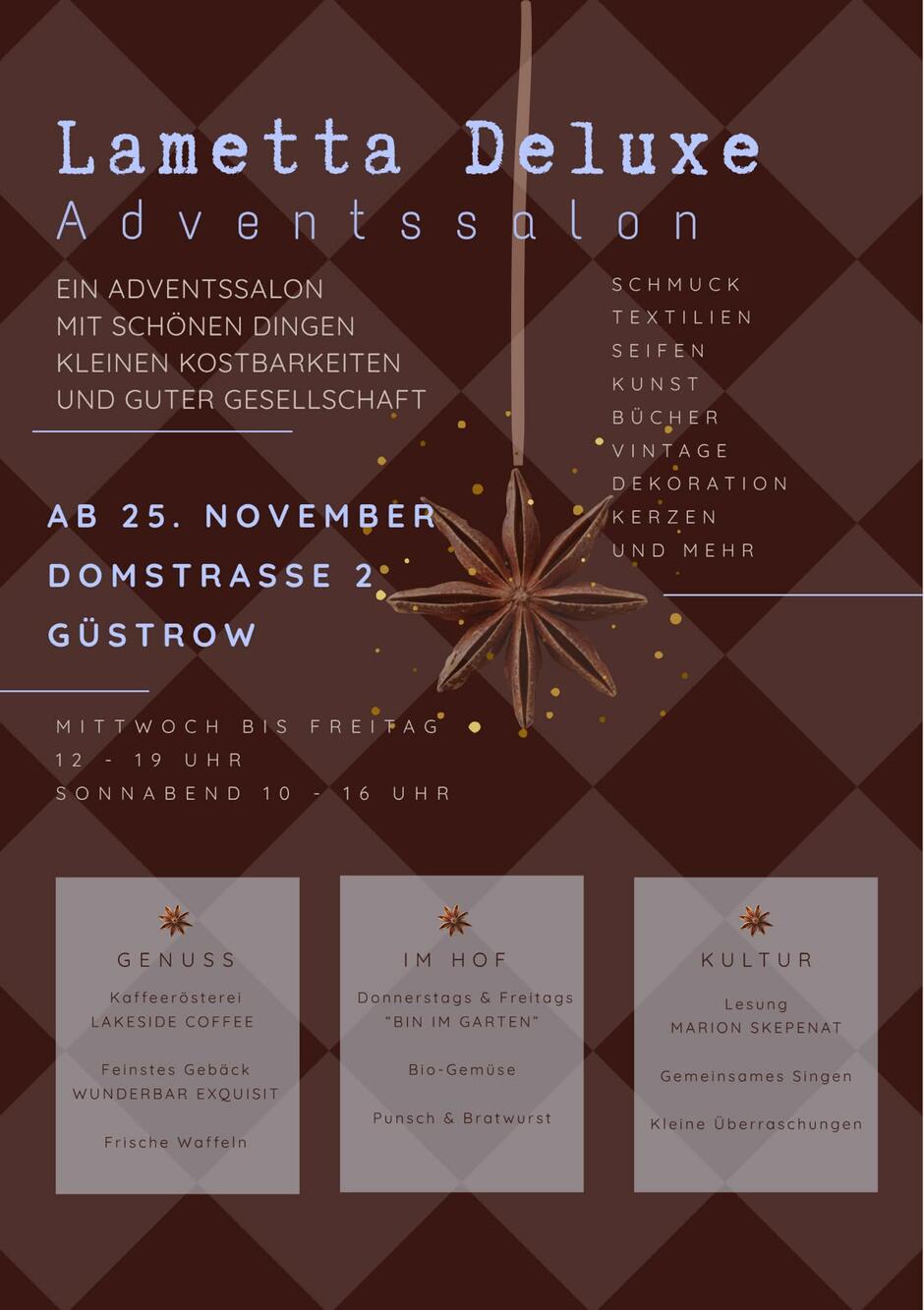 Adventssalon Lametta Deluxe