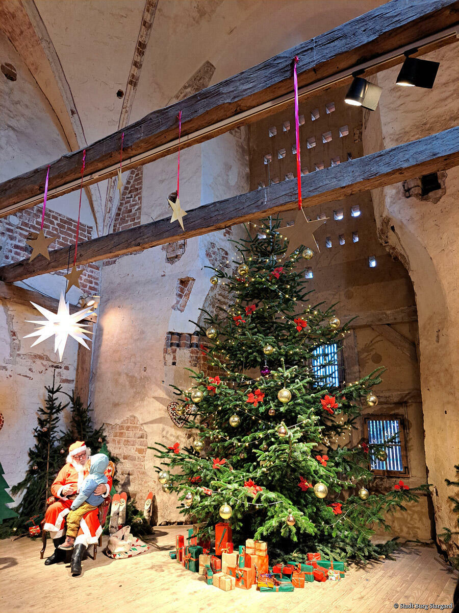 Romantische Burgenweihnacht Burg Stargard