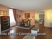 Fritz-Reuter-Literaturmuseum - Blick in die Fritz-Reuter-Ausstellung