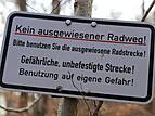 Rundwanderweg Großer Pätschsee - Hinweisschild