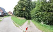 Landschaftskundlicher Lehrpfad Tribohmer Bachtal - Weg zum Lehrpfad