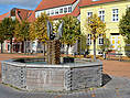 Barther Innenstadt: Brunnen auf dem Marktplatz