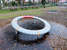 Spielplatz Barth, Bleicherwall - Trimm Dich Geräte - Drehring