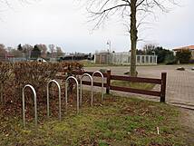 Kinderspielplatz Barth, Weidenweg - Fahrradständer