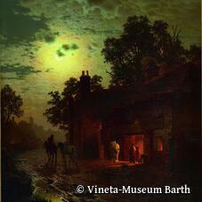 Vineta-Museum Barth - Mondscheinbild von Louis Douzette