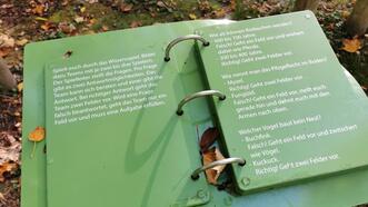 Interaktiver Lehrpfad - Erlebnispfad Trebeltal - Wissensspiel