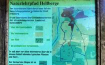 Naturlehrpfad Hellberge Franzburg – Übersichtskarte