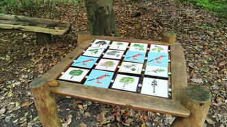 Naturlehrpfad Fuhlendorf - Station 4 - Baum-Memory