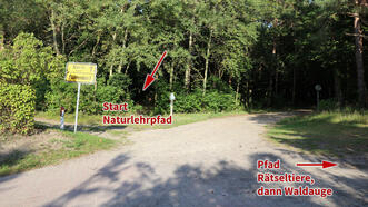 Naturlehrpfad Fuhlendorf - Start und Ziel