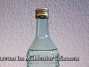 Museum Im Mühlentor Grimmen - Trinkbranntwein der Bergarbeiter Kumpeltod 1988