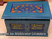 Museum Im Mühlentor Grimmen - Amtslade des Weberamtes Grimmen 1826