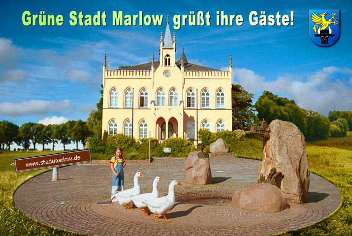 Stadt Marlow, Urlaubsort an der Recknitz