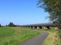 Kranichdorf Bresewitz - Radweg entlang der alten Gleisanlage