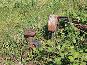 Kranichdorf Bresewitz - Teile der alten Gleisanlage