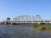 Kranichdorf Bresewitz - Blick auf die alte Meiningenbrücke