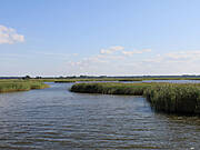 Blick von der Meiningenbrücke auf den Bodstedter Bodden