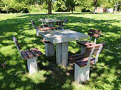 Calisthenics / Trimm-Dich-Platz Ribnitz-Damgarten - Brettspieltische