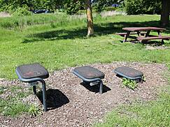 Calisthenics / Trimm-Dich-Platz Ribnitz-Damgarten - Stepper, Sprungboxen