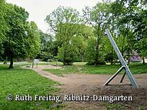 Spielplatz Ribnitz "Am Bleicherberg" in den Klosterwiesen - Seilbahn