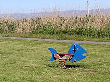 Spielplatz Ribnitz, Körkwitzer Weg, am Bodden-Wanderweg- Federwippe