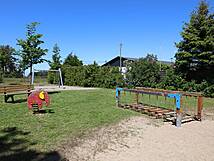 Spielplatz Ribnitz-Damgarten Langendamm - Wackelbrücke, Federwippe