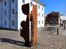 Liebesschlösser in der Hansestadt Stralsund
