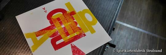 Spielkartenfabrik Stralsund - Workshop Druckseln