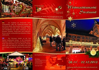 Flyer Stralsunder Weihnachtmarkt 2024 Seite 1