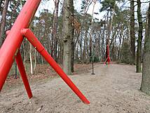 Spielplatz Boltenhagen, am Regenbogencamp - Seilrutsche