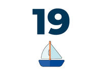 Kinderbild: Segelboot