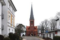 Jugendstiluhr vor der Seebrücke Ahlbeck