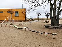 Ahlbeck: Spielplatz »Am Hauptturm« - Wackel-Parcours