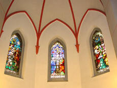 Kirche im Walde im Seebad Heringsdorf - Glasfenster