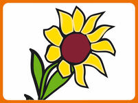 Kinderbild: Sonnenblume