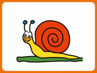 Kinderbild: Schnecke