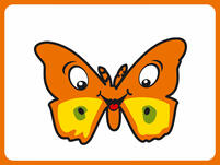 Kinderbild: Schmetterling