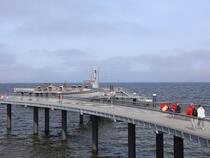 Seebrücke Koserow - Blick auf Brückenkopf