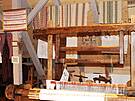Museum Heimathof Lieper Winkel - Webstuhl, Textilien im Obergeschoss