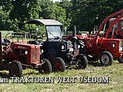 Auf dem Traktorentreffen in der Stadt Usedom