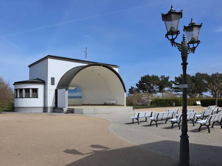 Konzertmuschel auf der Strandpromenade in Zinnowitz