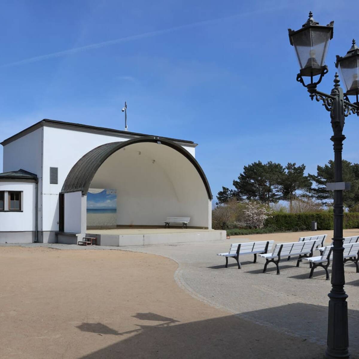 Konzertmuschel auf der Strandpromenade in Zinnowitz