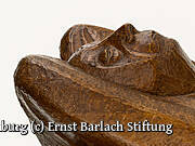 Ernst Barlach, Der Träumer (Detail), 1925, Holz (Linde)