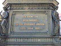 Denkmal Güstrow Inschrift