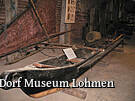 Dorf Museum Lohmen - Einbaum - Speicher Untergeschoss