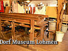 Dorf Museum Lohmen - Teil der volkskundlichen Ausstellung im Obergeschoss des Speichers