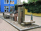 Brunnenanlage Brunnenhof in der August-Bebel-Straße