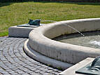 Fischbrunnen im Rostocker Hansaviertel