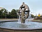 Kosmosbrunnen in der Rostocker Südstadt